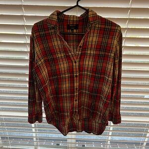 Madewell Oversized Plaid Shirt size S